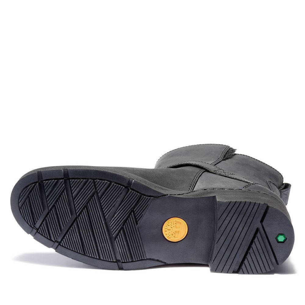 Bota Neve Feminino - Timberland Graceyn Impermeavel Biker - JVNTE0129 - Pretas